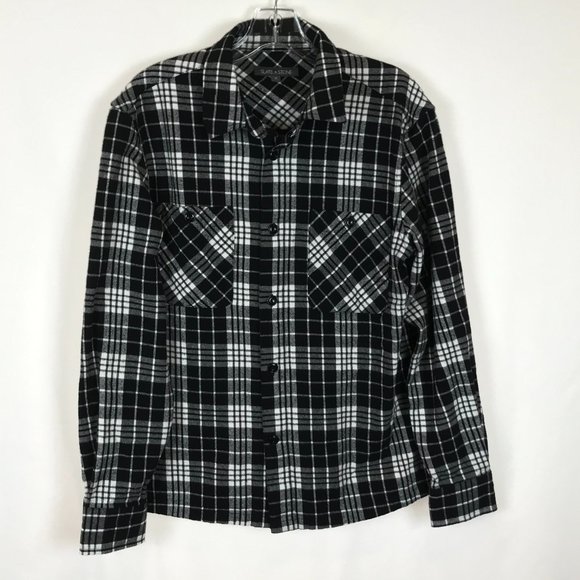 Slate & Stone Plaid Button Down Heavy Flannel Top - Picture 1 of 4